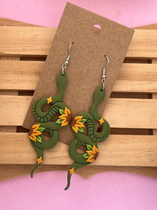 Sunflowers snakes