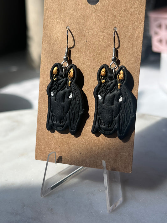Black horses